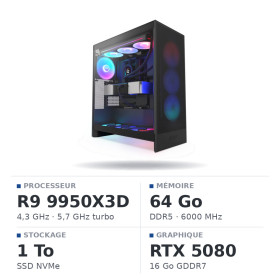 PC Gamer UltraPC Ryzen 9 9950X3D/1TB SSD/64GB DDR5/RTX5080 16GB