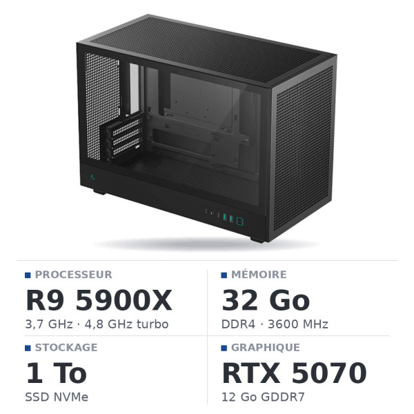 PC Gamer UltraPC Ryzen 9 5900X/1TB SSD/32GB/RTX5070