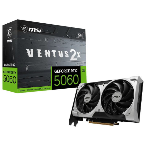 MSI GeForce RTX 5060 VENTUS 2X OC V1 8Go GDDR7