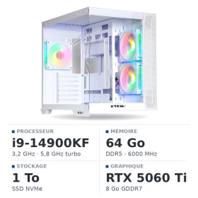 PC Gamer i9 14900KF/1TB SSD/64GB DDR5/RTX5060TI 8GB