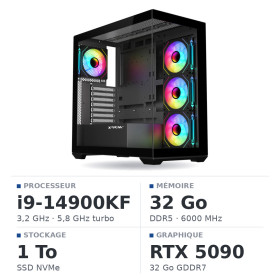 PC Gamer i9 14900KF/1TB SSD/32GB DDR5/RTX5090 32GB
