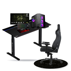 SETUP Complet Ryzen 7 9700X/32GB DDR5/1TB SSD/RTX5070 + 27" 240Hz + S101-BA-3 + Fauteuil Basilisk + Bureau TITAN PRO 140 + Tapis