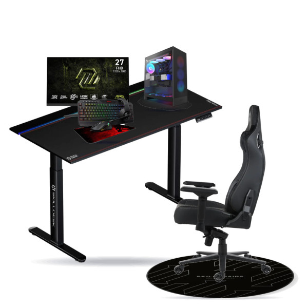 SETUP Complet Ryzen 7 9850X3D/1TB SSD/32GB DDR5/RTX5080 + 27" 240Hz + S101-BA-3 + Basilisk + TITAN PRO 140 + Tapis