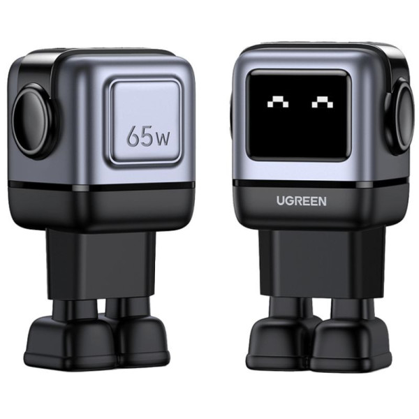 Ugreen Chargeur 65W 2C1A 3 ports GaN Noir (25685B)