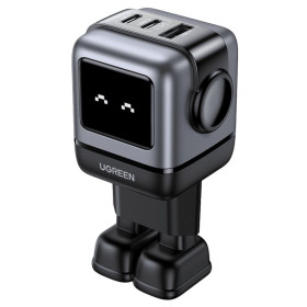 Ugreen Chargeur 65W 2C1A 3 ports GaN Noir (25685B)