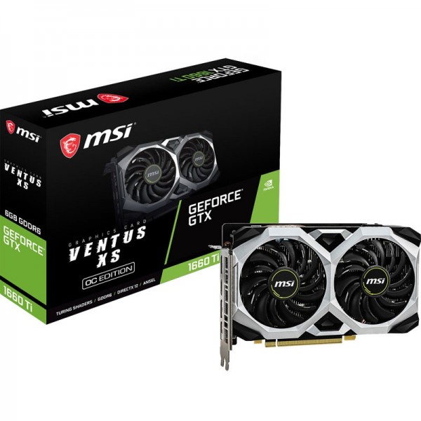 MSI GeForce GTX 1660 Ti VENTUS XS OC 6GB GDDR6 Cartes graphiques MSI, Ultra Pc Gamer Maroc