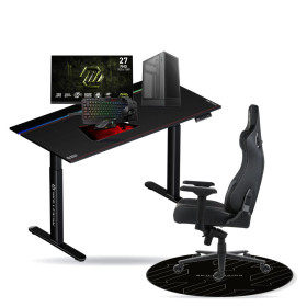 SETUP Complet Ryzen 7 5700X/1TB SSD/32GB/RTX5080 + 27" 240Hz + S101-BA-3 + Fauteuil Basilisk + Bureau TITAN PRO 140 + Tapis