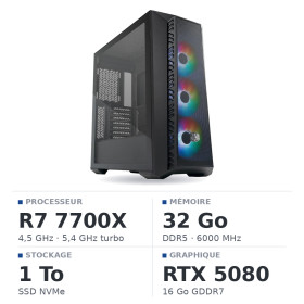 PC Gamer UltraPC Ryzen 7 7700X/1TB SSD/32GB DDR5/RTX5080