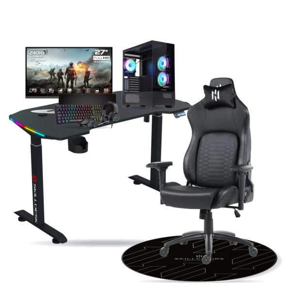 SETUP Complet Ryzen 5 7600X RTX3060 12Go + XK27G24IFF 27" 240Hz + XGC-870 + Fauteuil Nightfall + Bureau NEXUS + Tapis