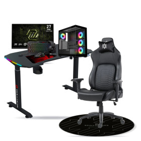 SETUP Complet Ryzen 7 7700X/32GB DDR5/1TB SSD/RTX5060 + 27" 240Hz + S101-BA-3 + Fauteuil Nightfall + Bureau NEXUS + Tapis