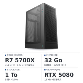 PC Gamer UltraPC Ryzen 7 5700X/1TB SSD/32GB/RTX5080