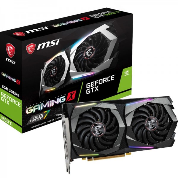 MSI GeForce GTX 1660 Ti GAMING X 6GB GDDR6 Cartes graphiques MSI, Ultra Pc Gamer Maroc