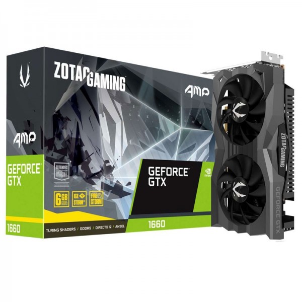 ZOTAC GeForce GTX 1660 AMP Edition 6GB GDDR5 Cartes graphiques Zotac, Ultra Pc Gamer Maroc