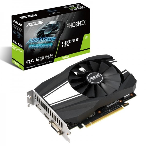 ASUS GeForce GTX 1660 PHOENIX OC 6GB GDDR5 Cartes graphiques ASUS, Ultra Pc Gamer Maroc