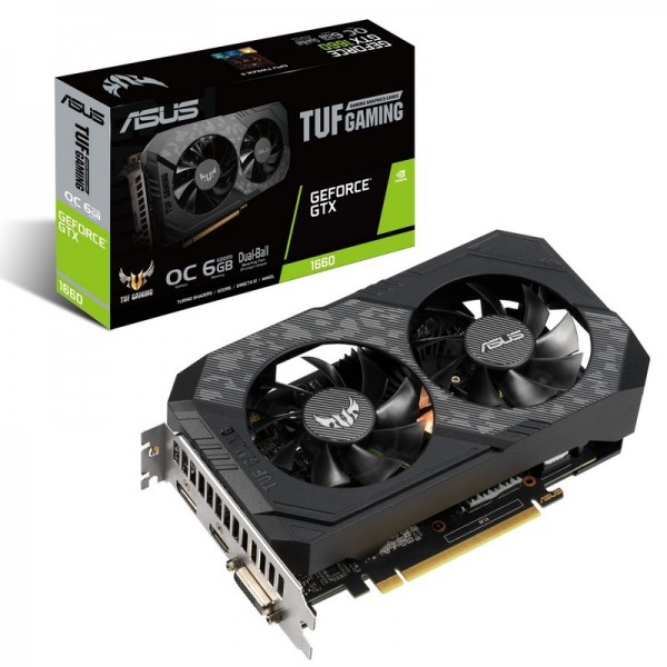 ASUS GeForce GTX 1660 TUF GAMING OC 6GB GDDR5 Cartes graphiques ASUS, Ultra Pc Gamer Maroc