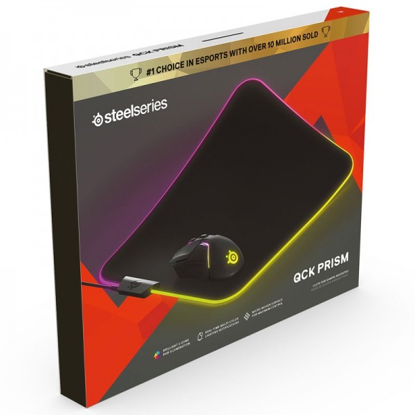 SteelSeries QcK Prism Cloth (Medium) Tapis de souris SteelSeries, Ultra Pc Gamer Maroc