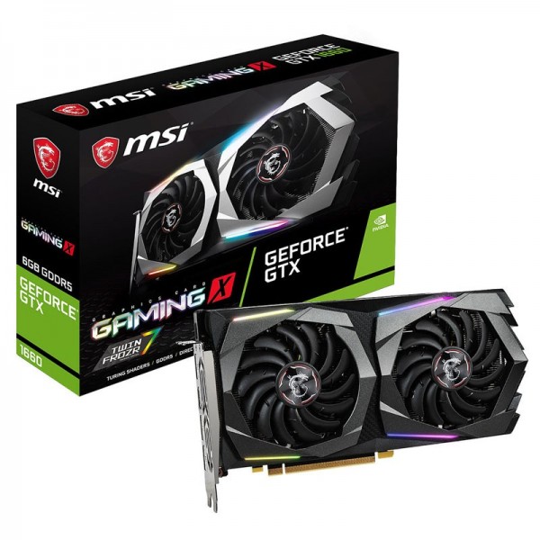 MSI GeForce GTX 1660 GAMING X 6GB GDDR5 Cartes graphiques MSI, Ultra Pc Gamer Maroc