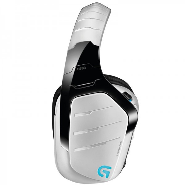 Logitech G933 Artemis Spectrum RGB Wireless 7.1 Surround Gaming Headset (Blanc) Casques Logitech, Ultra Pc Gamer Maroc