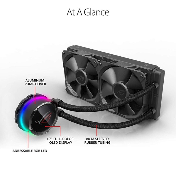 ASUS ROG RYUO 240 RGB Refroidissement ASUS, Ultra Pc Gamer Maroc