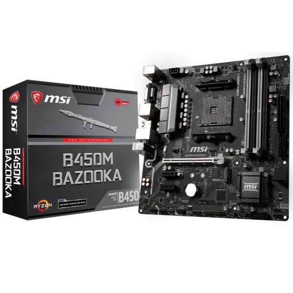 MSI B450M BAZOOKA V2 Cartes mères MSI, Ultra Pc Gamer Maroc