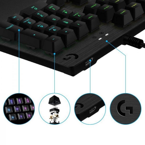 Logitech G513 RGB Switch Romer-G (Tactile Version) Claviers Logitech, Ultra Pc Gamer Maroc