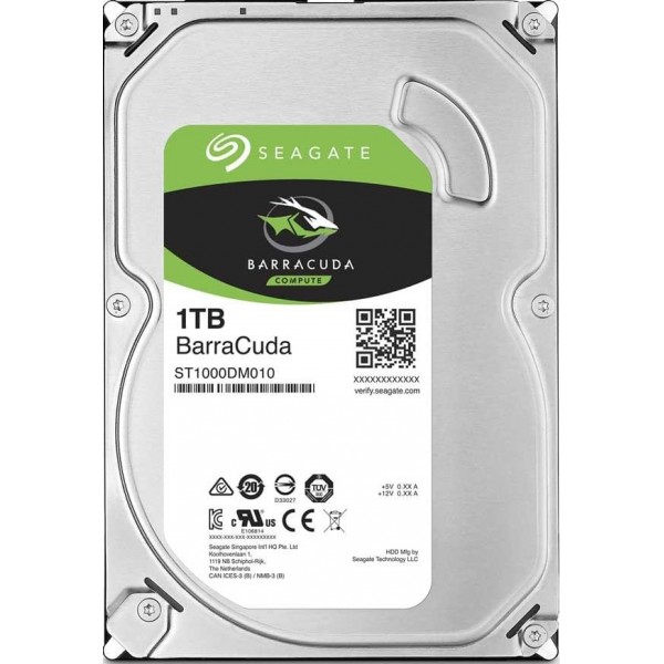 Seagate BarraCuda 3.5" 1TB Disques durs et SSD Seagate, Ultra Pc Gamer Maroc