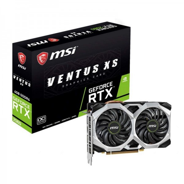 MSI GeForce RTX 2060 VENTUS XS OC 6GB GDDR6 Cartes graphiques MSI, Ultra Pc Gamer Maroc
