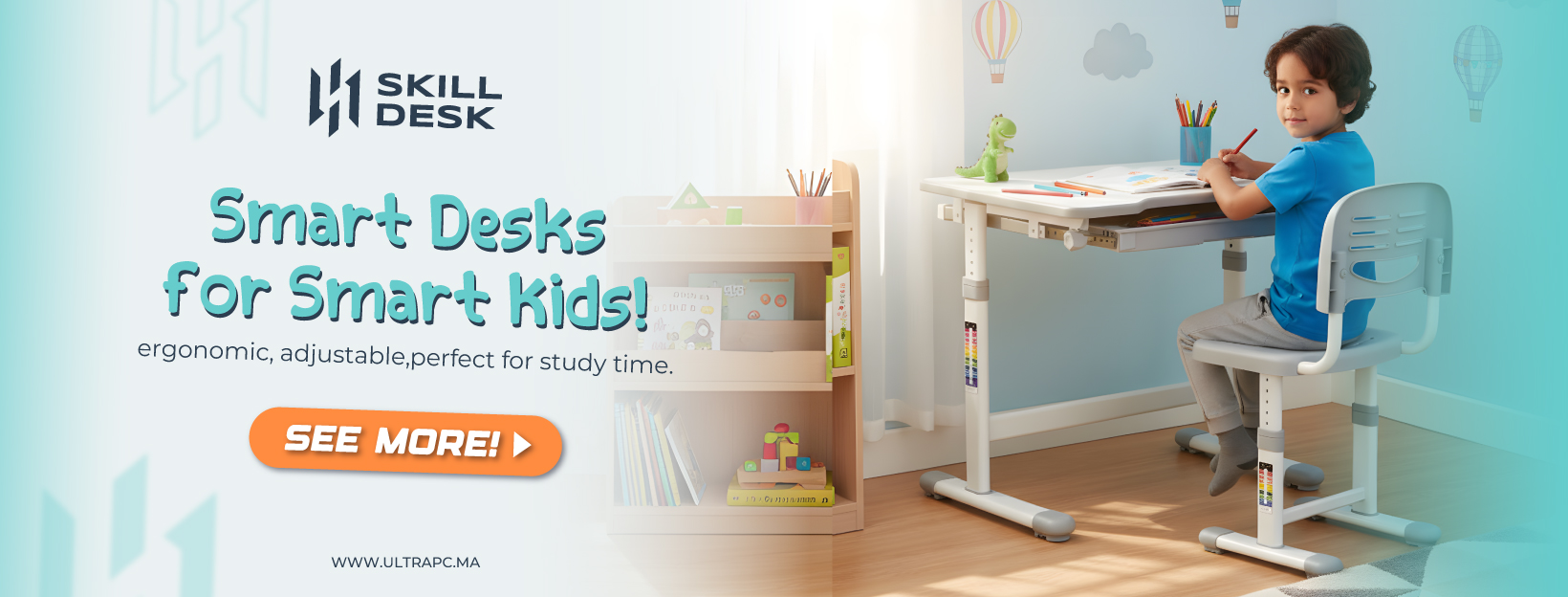 SKILLDESK-KIDS-DESKS-BANNER, SKILLCHAIRS, ULTRAOC.MA, BANNER