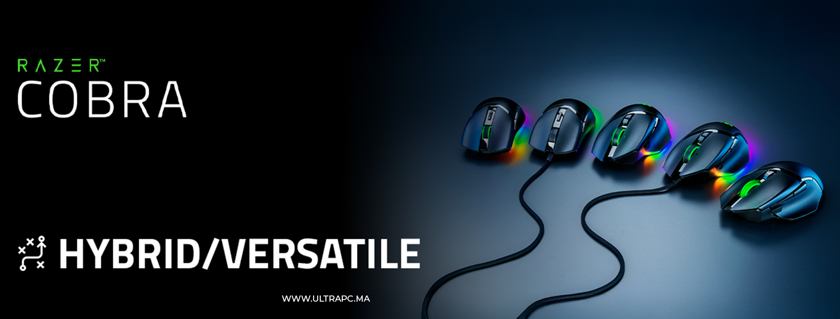 Razer Cobra, Razer Cobra Maroc, Razer Cobra Ultrapc, Razer Maroc, Razer Gaming Mouse, Razer Mouse Maroc, Souris Razer Cobra, Souris Gaming Maroc, Razer Cobra Chroma RGB, Razer Cobra Wireless, Razer Cobra Wired, Razer Cobra Hybrid, Razer Cobra Versatile, R