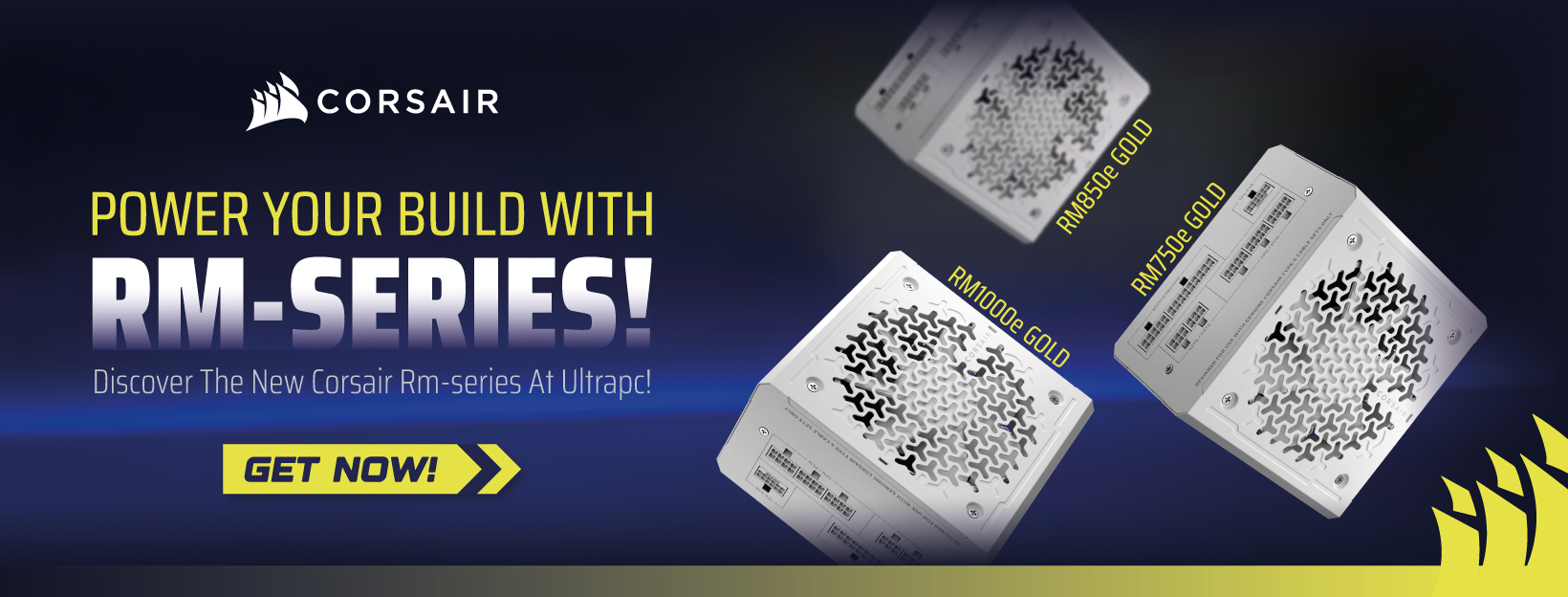 CORSAIR RM-Series PSUs BANNER, CORSAIR, ULTRAPC.MA, BANNER