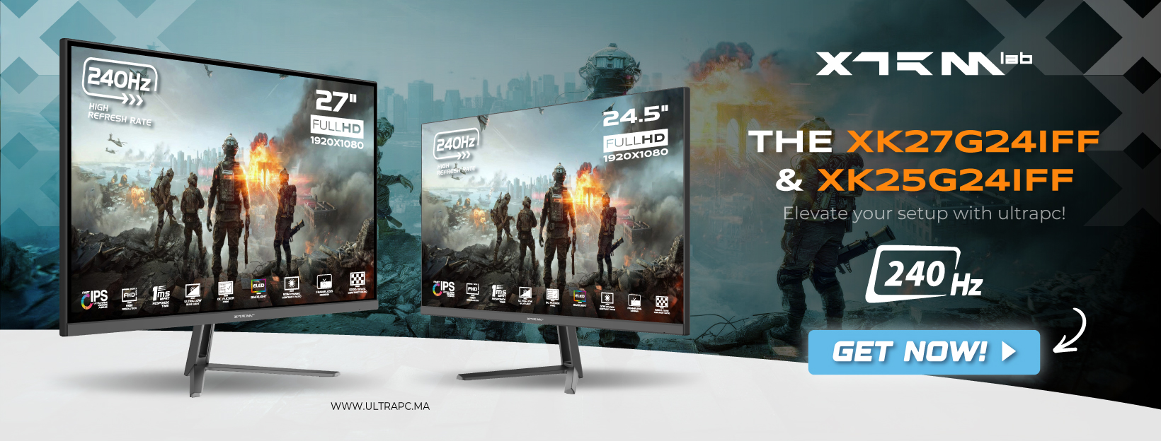 THE XK27G24IFF & XK25G24IFF BANNER, XTRMLAB, ULTRAPC.MA, BANNER