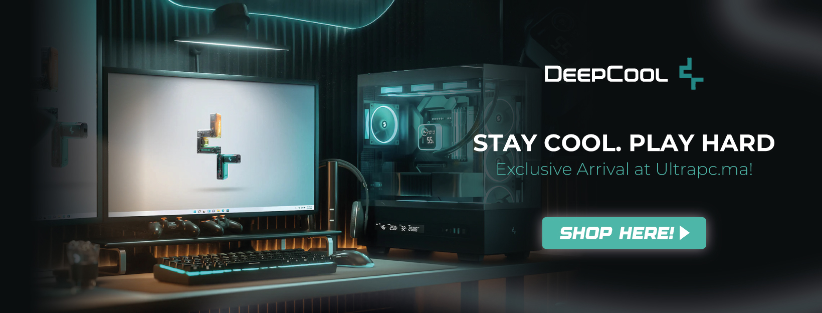 DEEPCOOL ARRIVALS BANNER, DEEPCOOL, ULTRAPC, BANNER