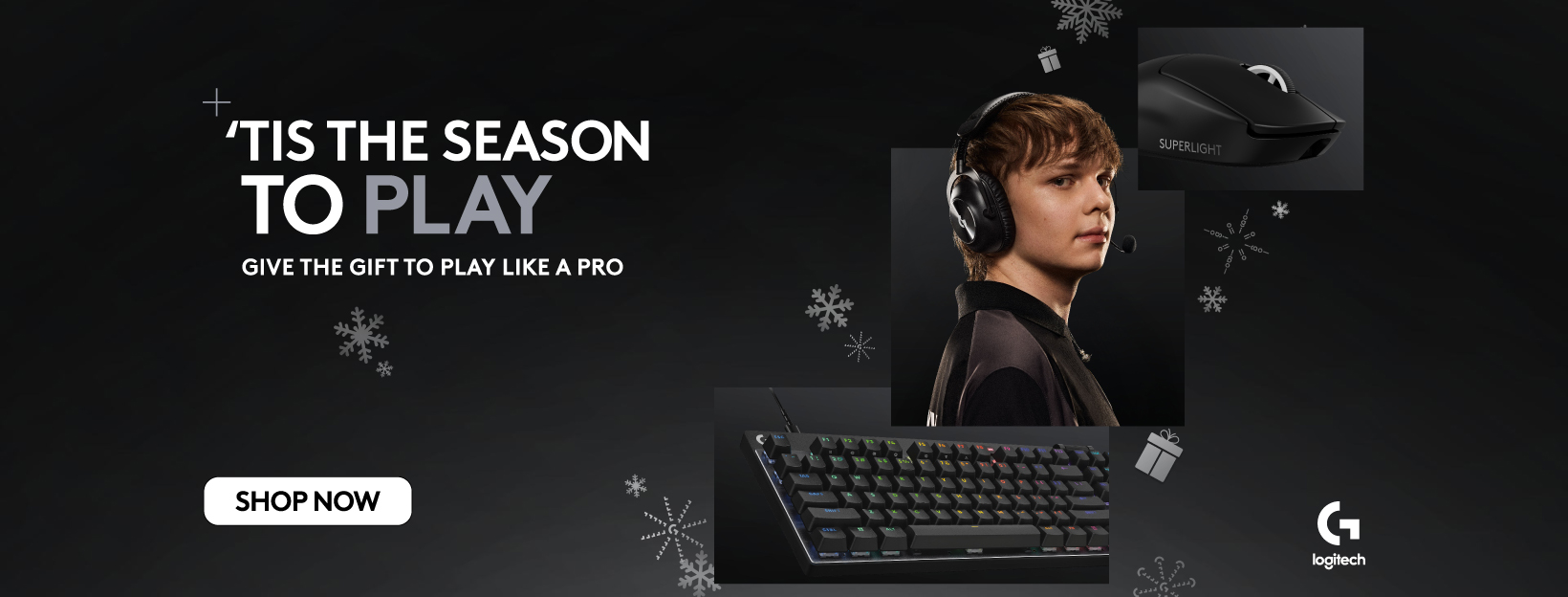 LOGITECH PRO SERIES PRODUCTS BANNER