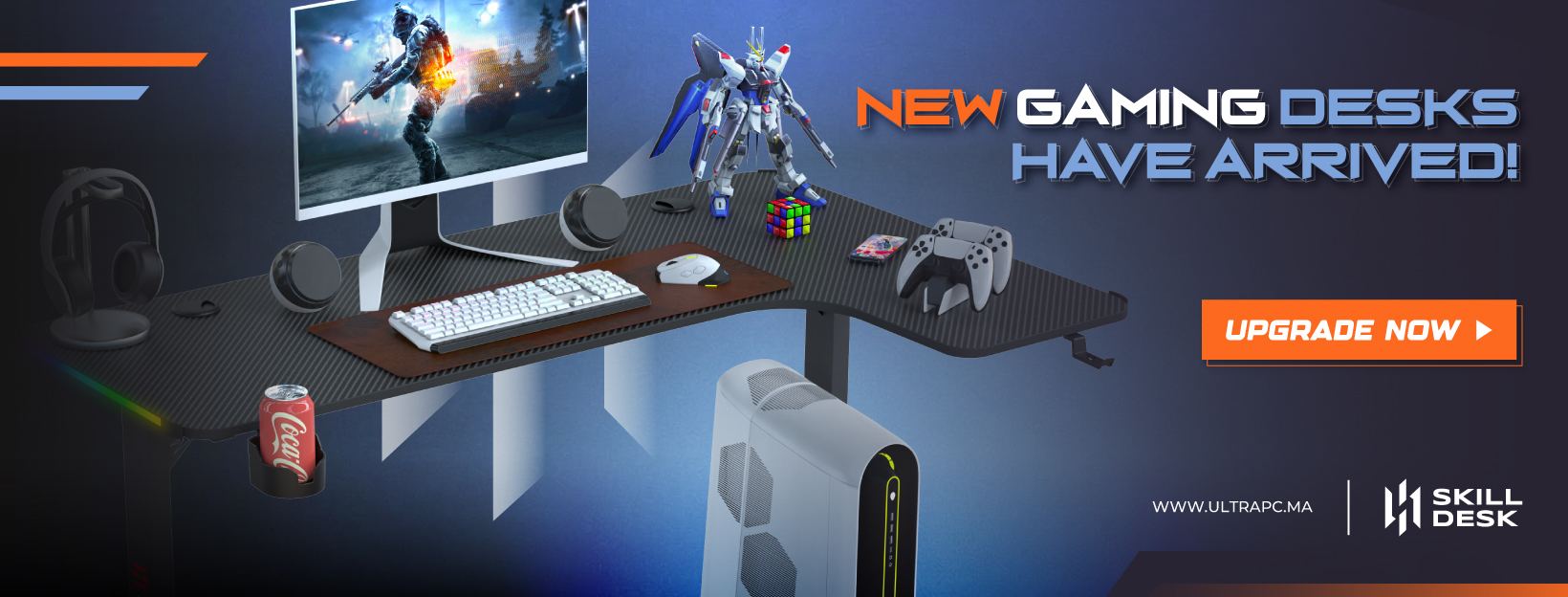 SKILLDESKS-GAMING-L-SHAPE-BANNER, ultrapc.ma, skillchairs, banner
