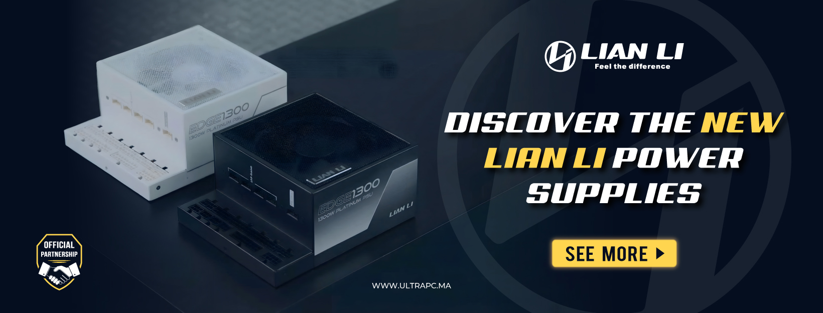 LIAN LI PSUs ARRIVALS BANNER, LIAN LI, ULTRAPC, BANNER