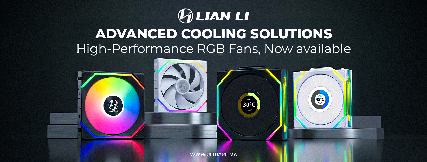 Lian Li fans Maroc, Lian Li RGB fans Maroc, ventilateur PC Lian Li, Lian Li cooling Maroc, Lian Li fan prix Maroc, acheter ventilateur Lian Li Maroc, Lian Li cooling solution Maroc, ventilateur RGB PC gamer Maroc, Lian Li SL fans Maroc, Lian Li Uni Fan Ma