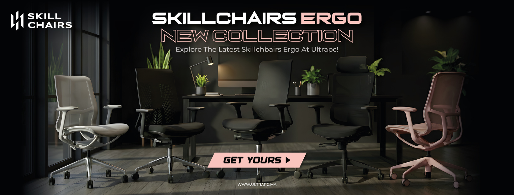 skillchairs rgonomic chairs arrivals banner, skillchairs, ultrapc.ma, banner