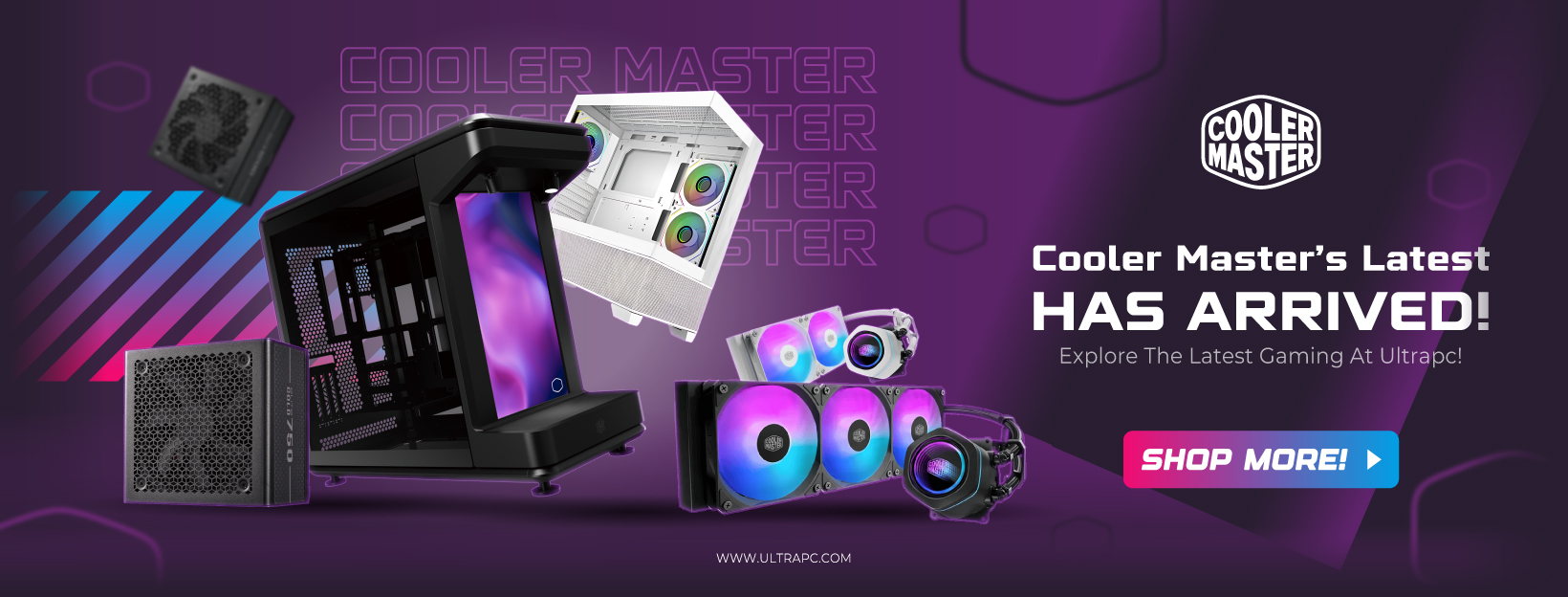 Cooler Master new arrivals banner, Cooler Master, ultrapc.ma, Banner