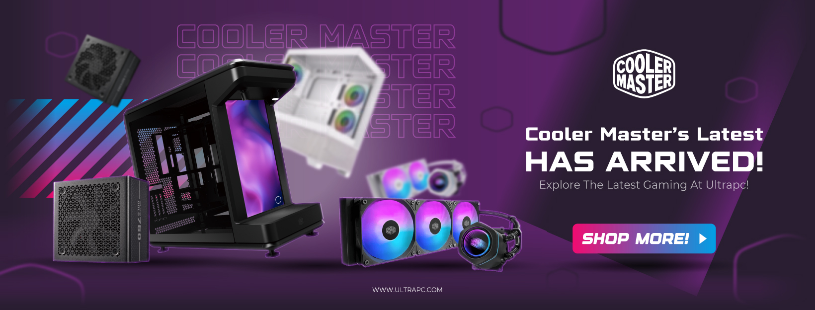 Cooler Master new arrivals banner, Cooler Master, ultrapc.ma, Banner