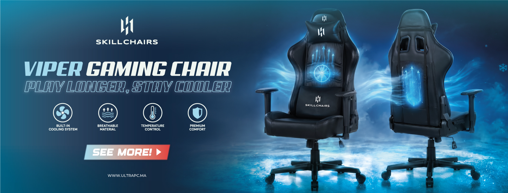 SKILLCHAIRS Viper (Air series) BANNER, SKILLCHAIRS, ULTRAPC.MA, BANNER