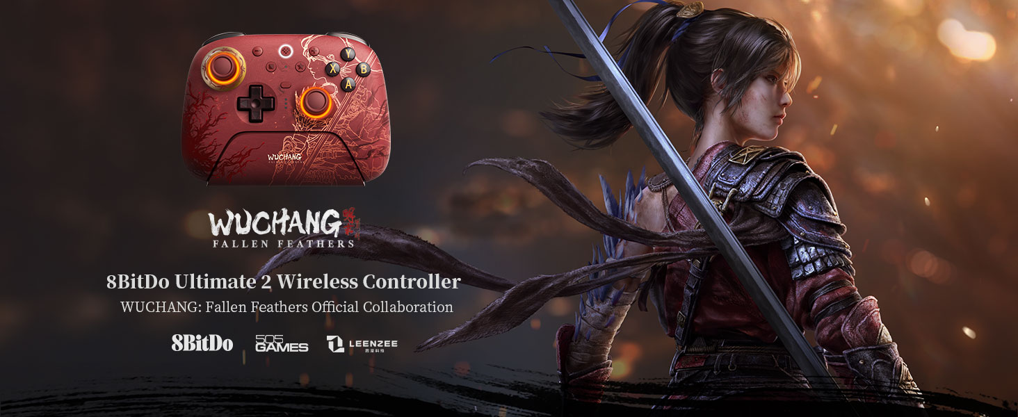 8BitDo Ultimate 2 Wireless - WUCHANG banner. 8BitDo, ultrapc.ma, banner