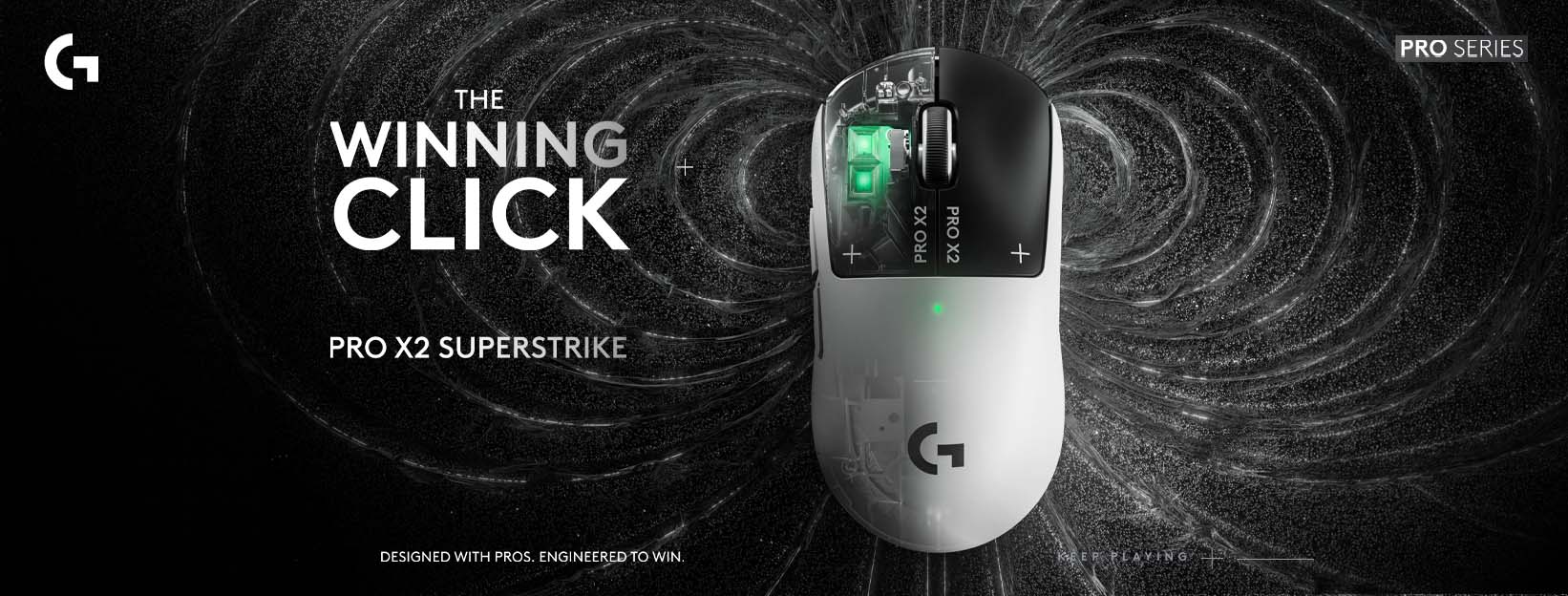 LOGITECH PRO X2 SUPERSTRIKE BANNER, LOGITECH, ARRIVING SOON, ULTRAPC.MA, BANNER