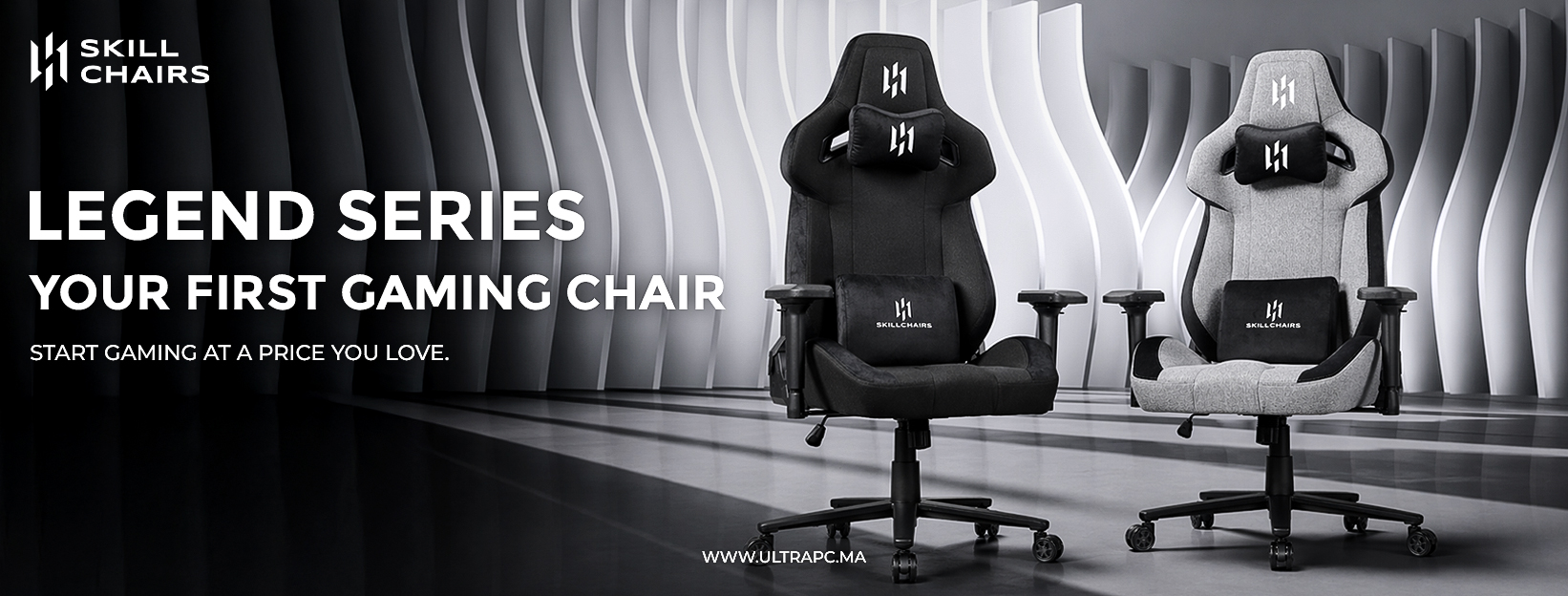 SkillChairs Maroc, SkillChairs Legend Series Maroc, Legend Series gaming chair Maroc, chaise gaming Maroc, fauteuil gaming Maroc, gaming chair Maroc, chaise gamer Maroc, fauteuil gamer Maroc, chaise gaming tissu Maroc, ergonomic gaming chair Maroc, chaise