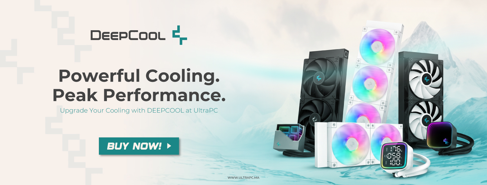 DeepCool Maroc, DeepCool cooling Maroc, DeepCool AIO Maroc, DeepCool liquid cooler Maroc, DeepCool air cooler Maroc, DeepCool RGB fans Maroc, refroidissement PC Maroc, watercooling Maroc, refroidisseur processeur Maroc, CPU cooler Maroc, AIO watercooling 