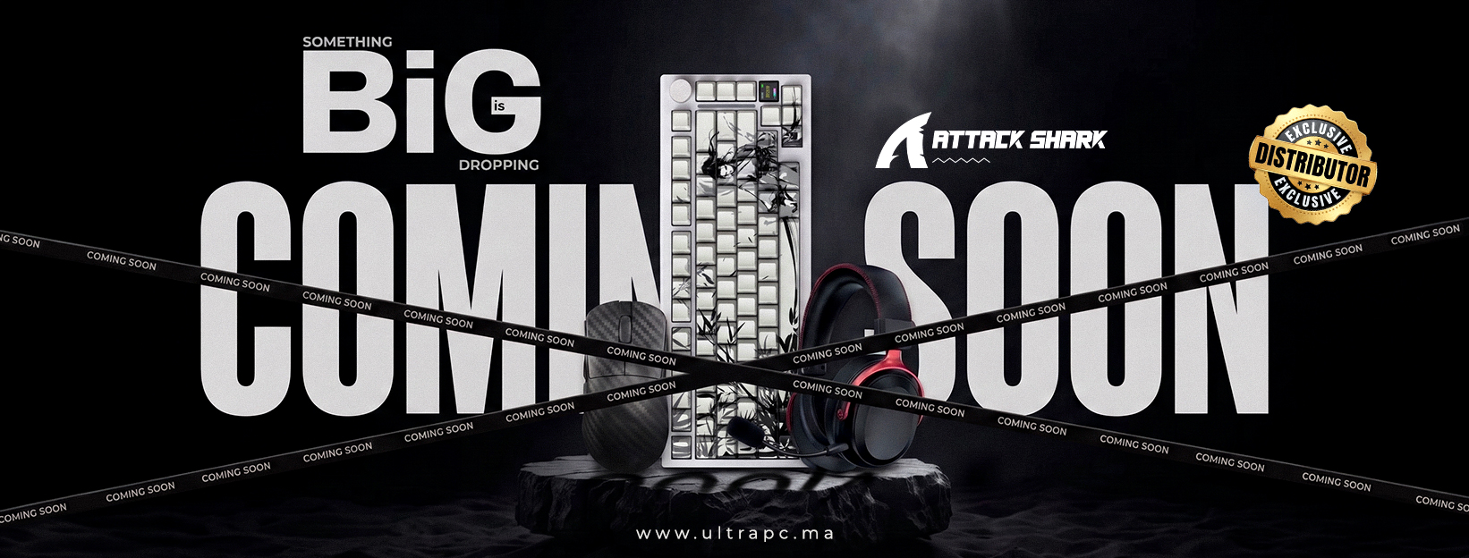 Attack Shark Maroc, Attack Shark Coming Soon Maroc, Attack Shark New Arrivals Maroc, Attack Shark Gaming Gear Maroc, Attack Shark Keyboard Maroc, Attack Shark Mouse Maroc, Attack Shark Headset Maroc, Attack Shark Gaming Accessories Maroc, clavier gaming A