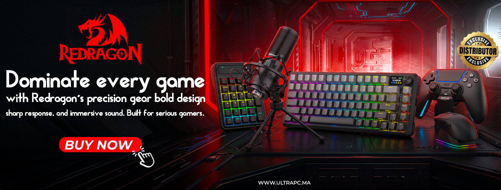 Redragon Maroc : Nouveautés Gaming | UltraPC