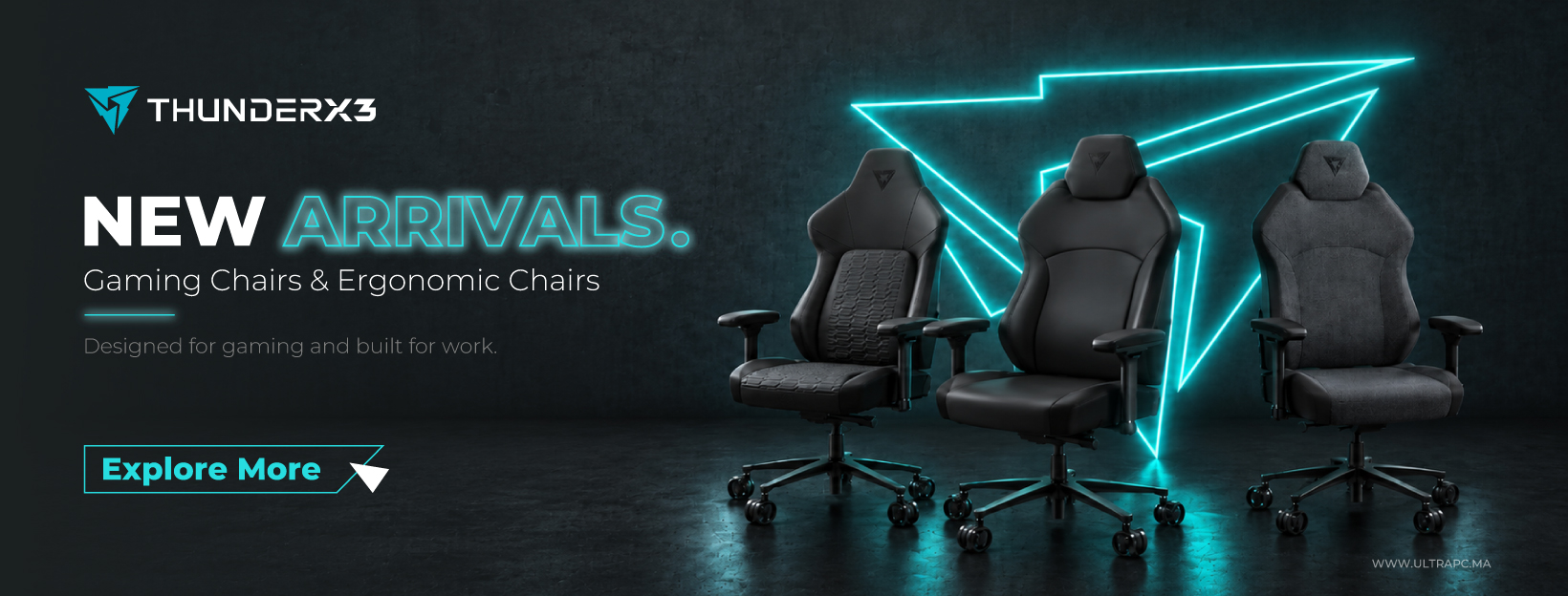 Nouvelles chaises ThunderX3 Gaming et Ergonomiques | UltraPC